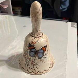 Vintage treasure craft butterfly Bell